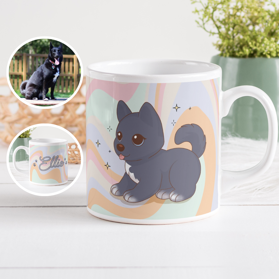 Caneca com personalização- cão - Creations by Mimi