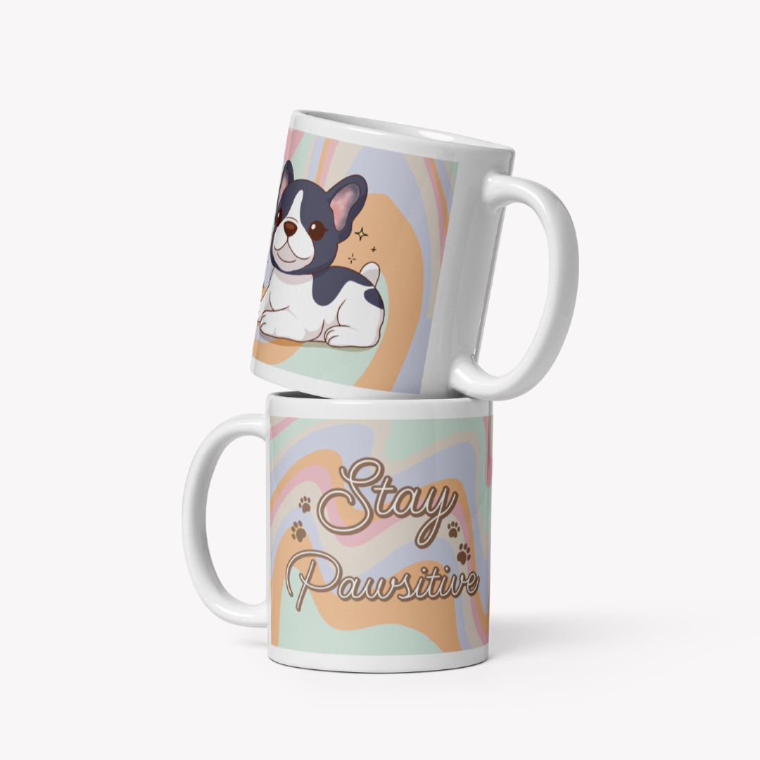 Caneca Buldogue Francês - Creations by Mimi