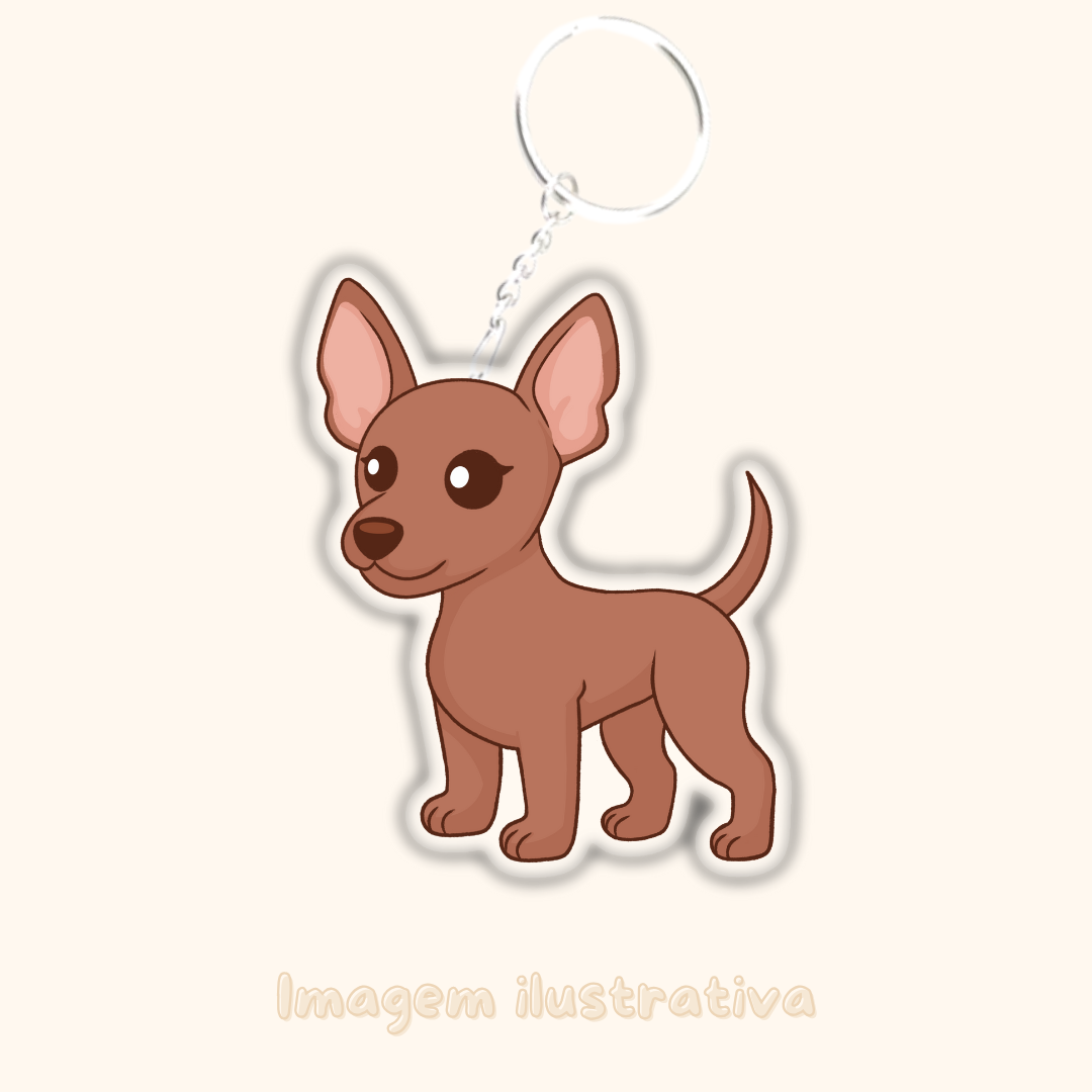Porta-chaves Pinscher - Creations by Mimi