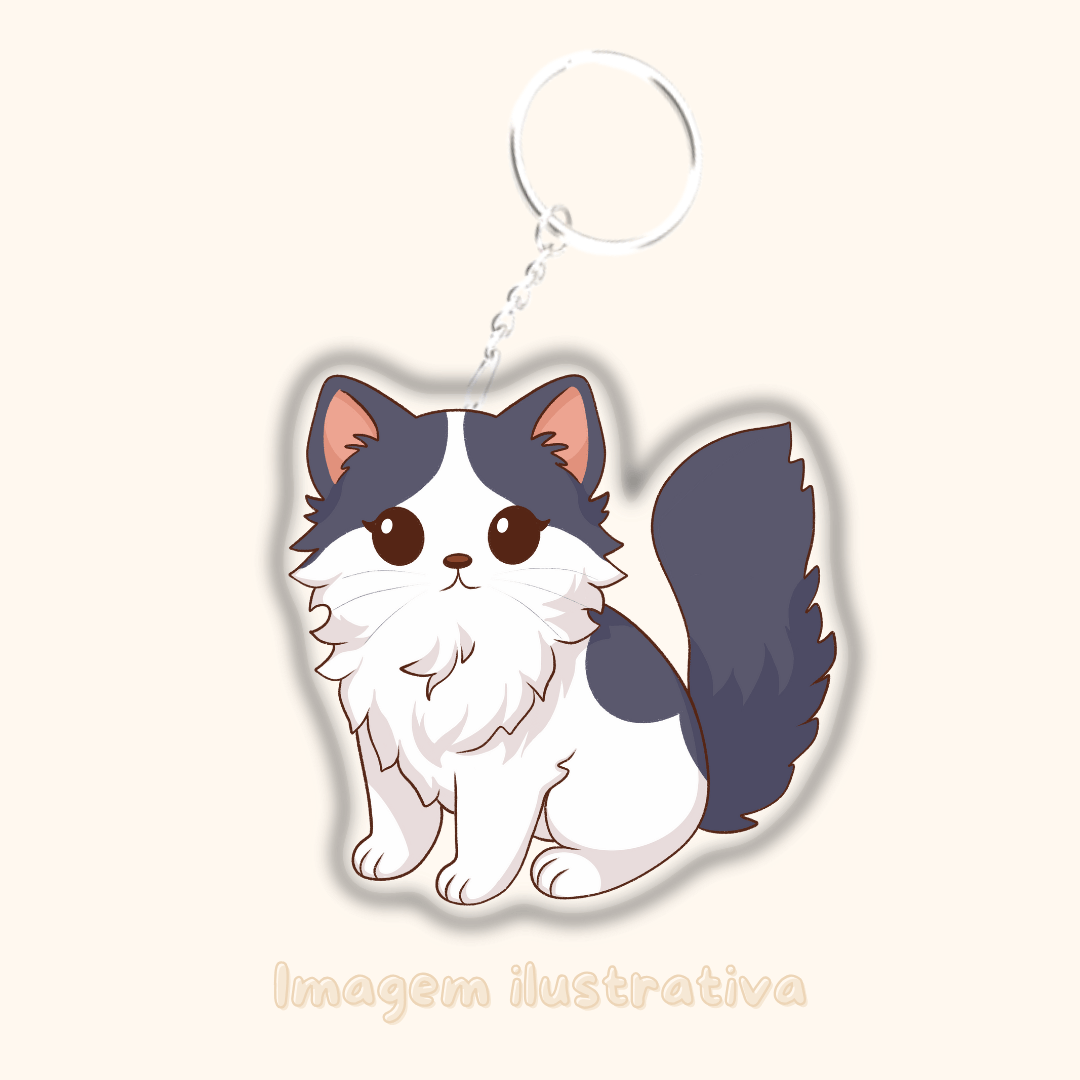 Porta-chaves Turkish Van - Creations by Mimi