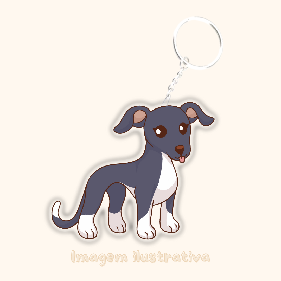Porta-chaves Galgo/ Whippet