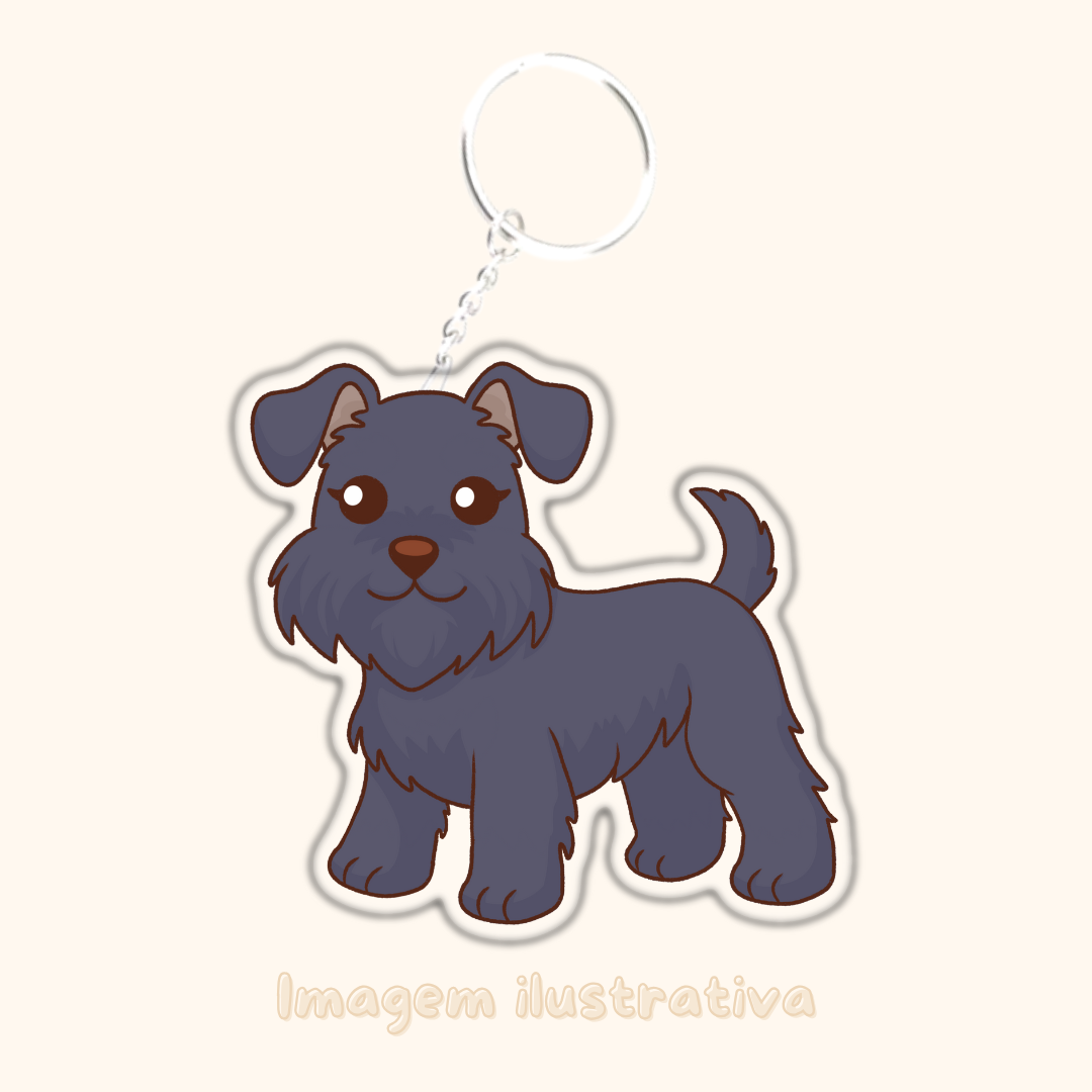 Porta-chaves Schnauzer