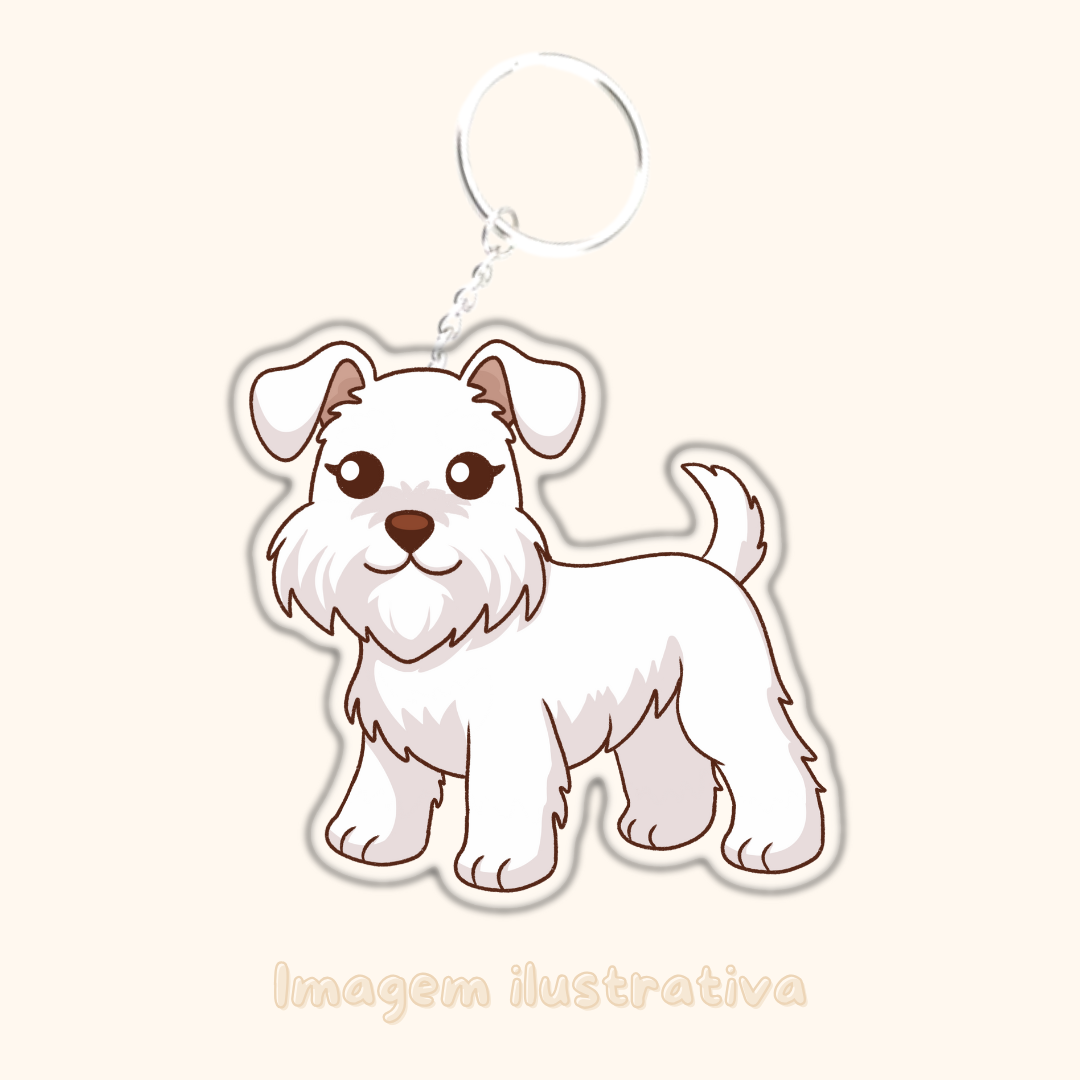 Porta-chaves Schnauzer