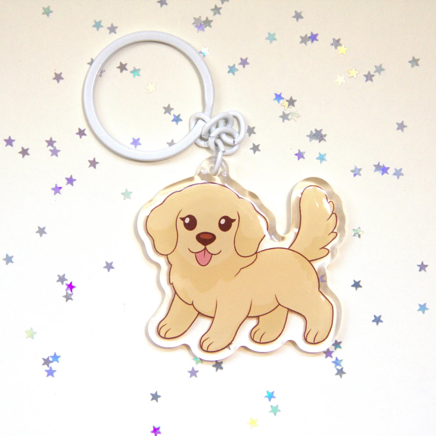 Porta-chaves Golden Retriever - Creations by Mimi