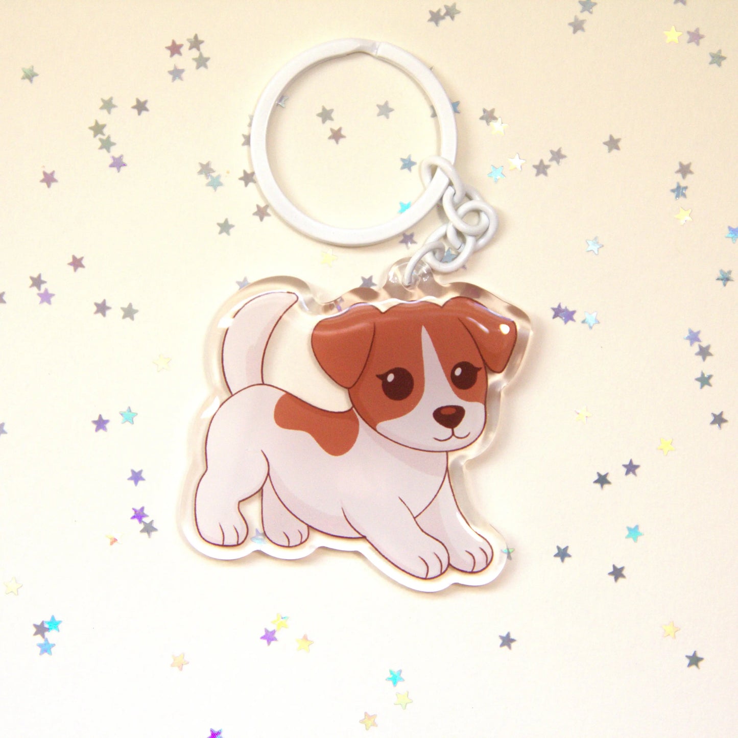 Porta-chaves Jack Russell - Creations by Mimi