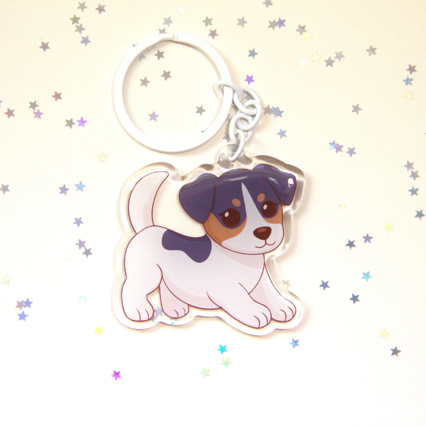 Porta-chaves Jack Russell - Creations by Mimi