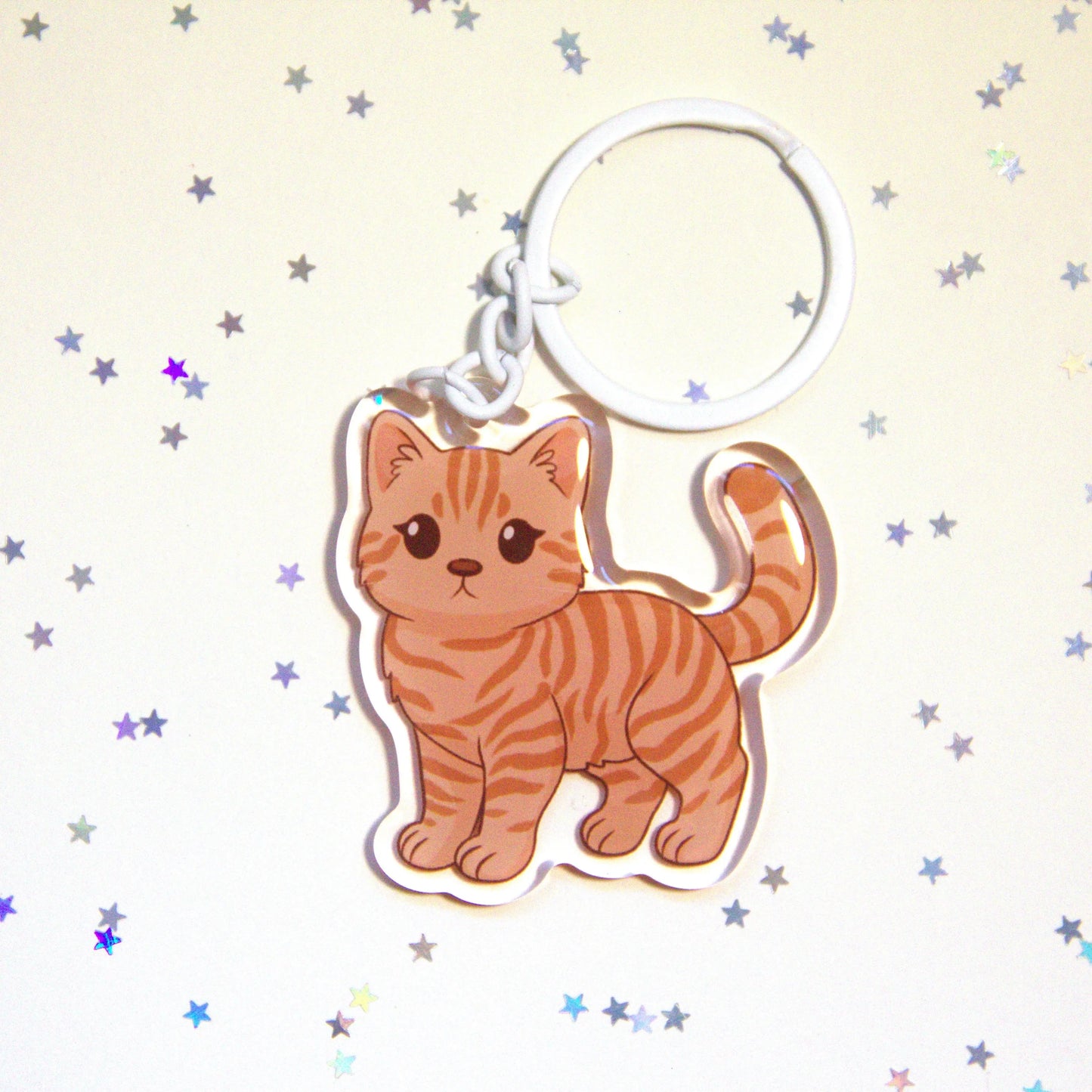 Porta-chaves gato às riscas - Creations by Mimi
