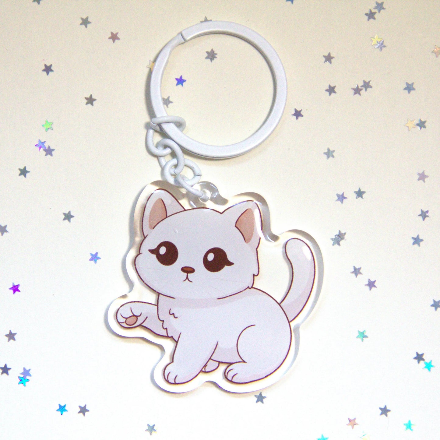 Porta-chaves gato - Creations by Mimi