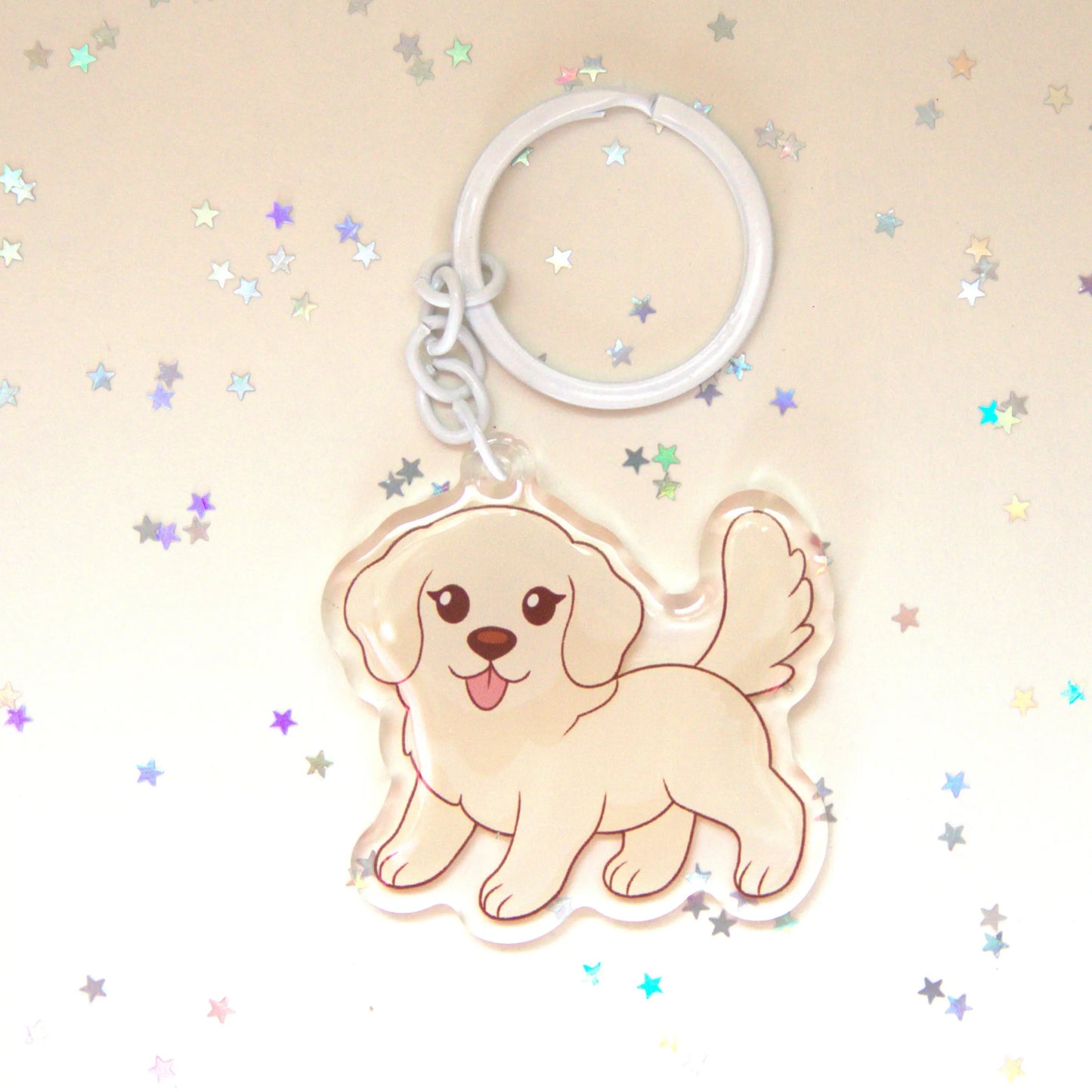 Porta-chaves Golden Retriever - Creations by Mimi