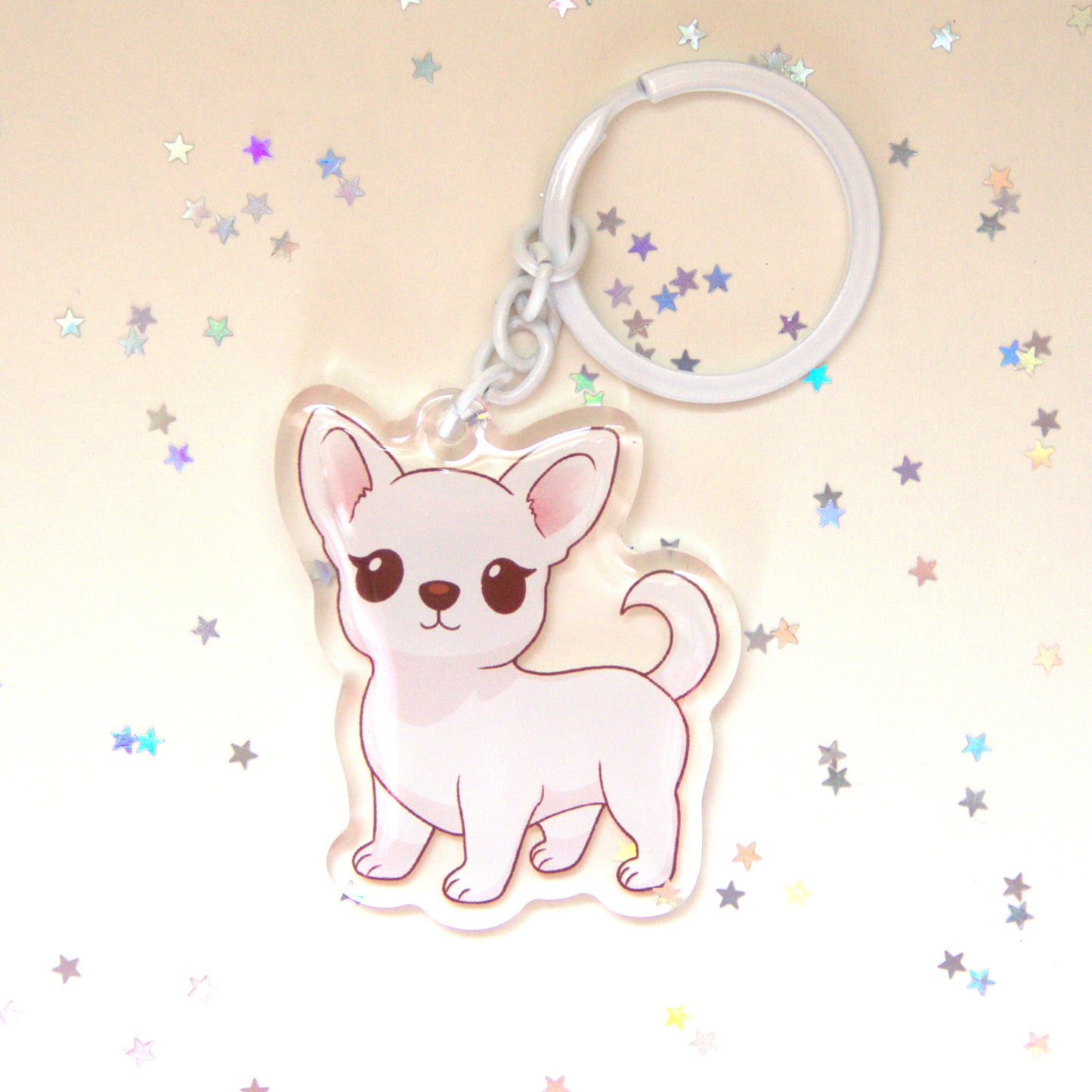 Porta-chaves Chihuahua - Creations by Mimi