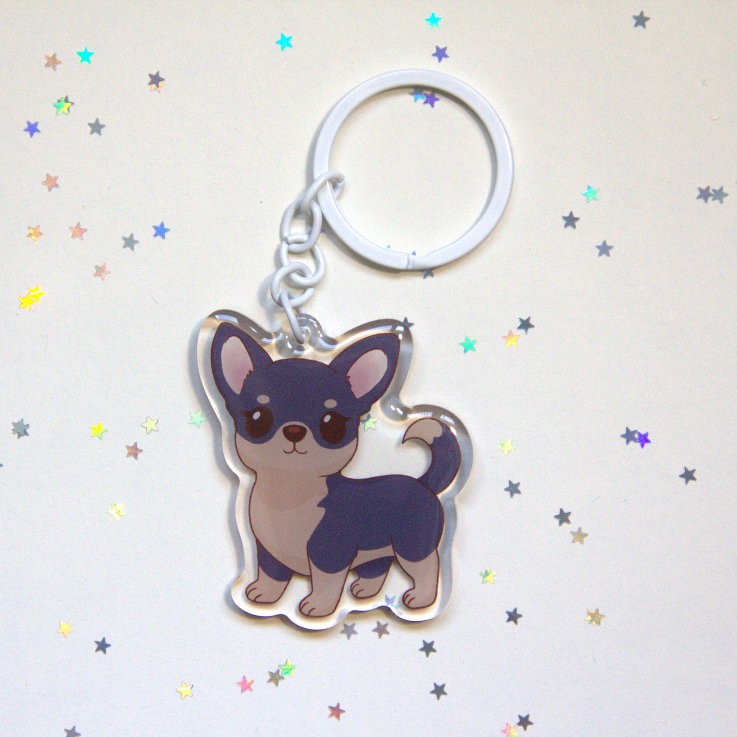 Porta-chaves Chihuahua - Creations by Mimi