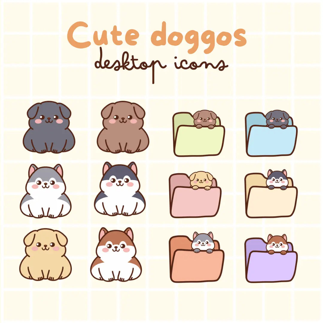 Ícones para computador - cão - Creations by Mimi