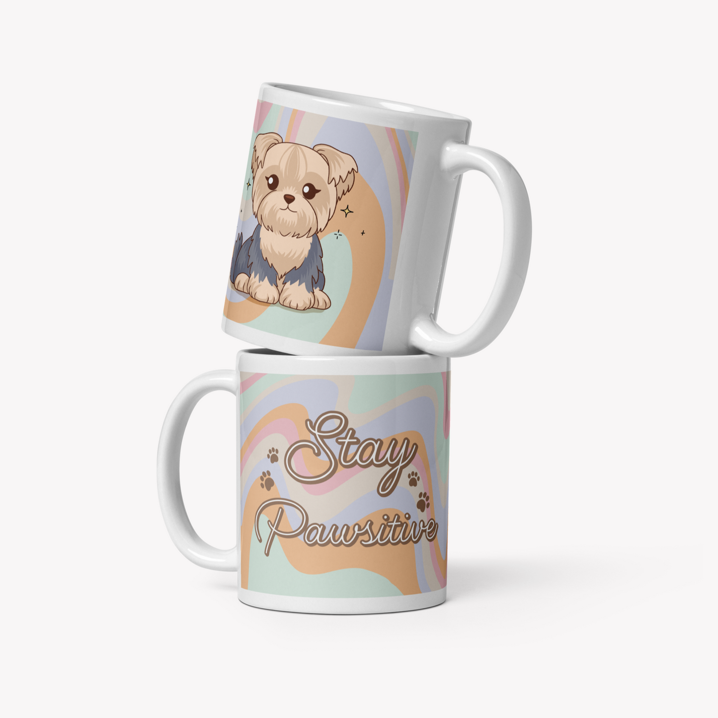 Caneca Yorkshire terrier com orelhas caídas - Creations by Mimi