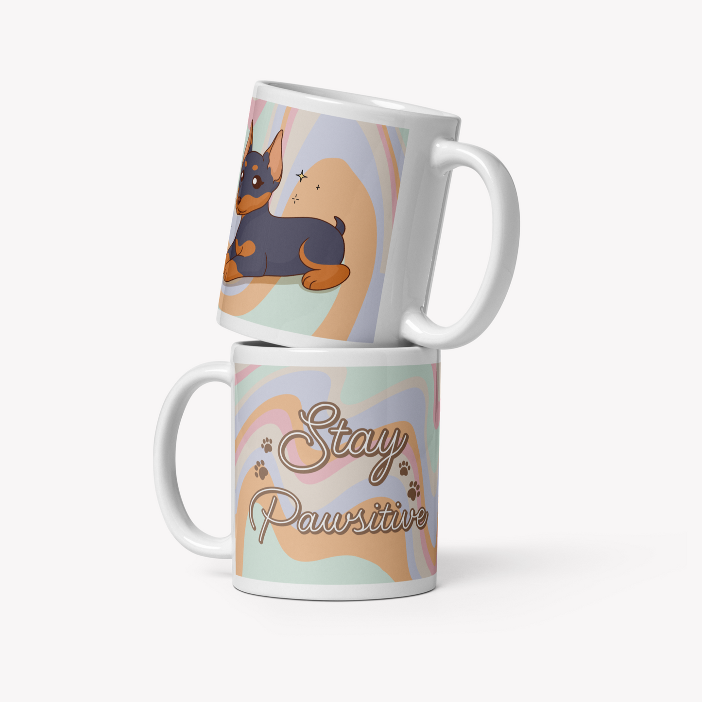Caneca Doberman - Creations by Mimi