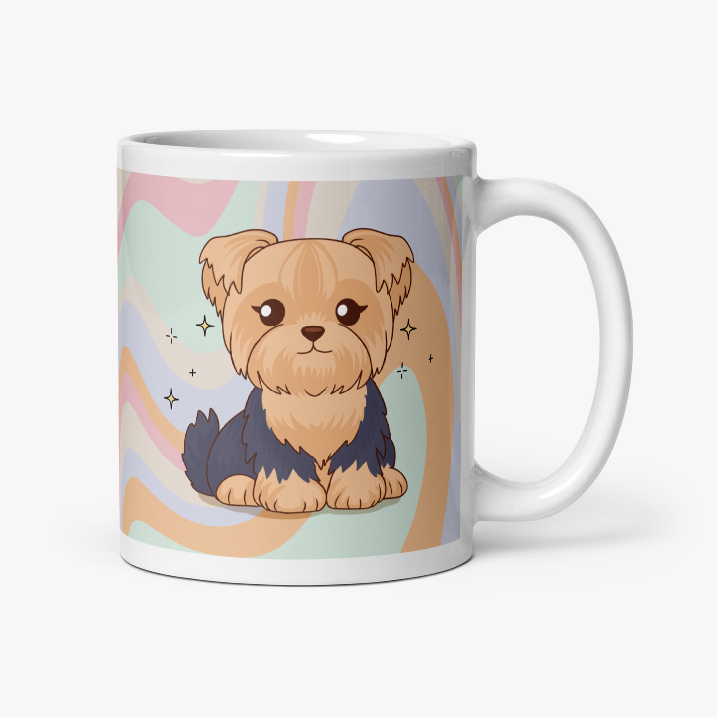 Caneca Yorkshire terrier com orelhas caídas - Creations by Mimi