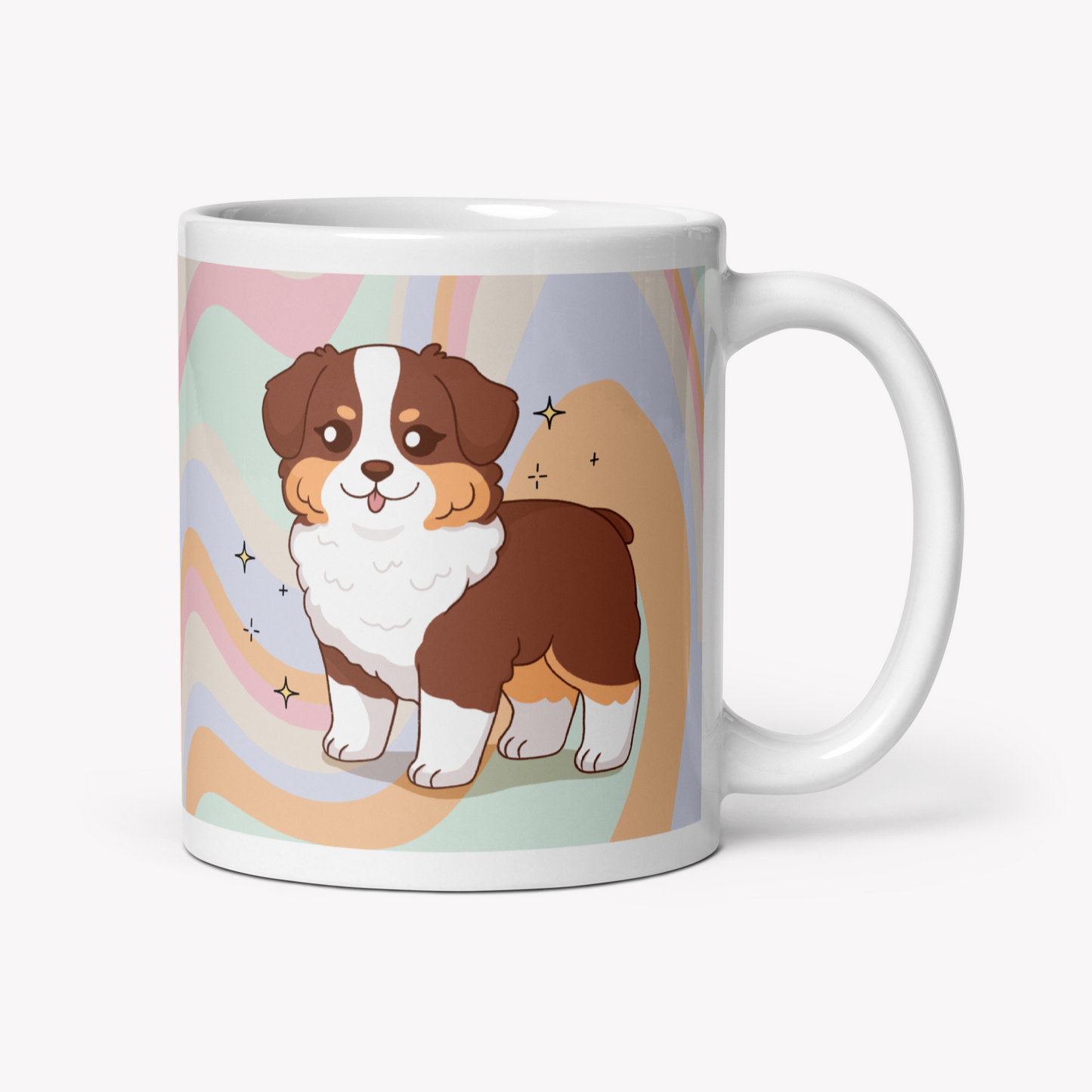 Caneca Pastor-australiano - Creations by Mimi