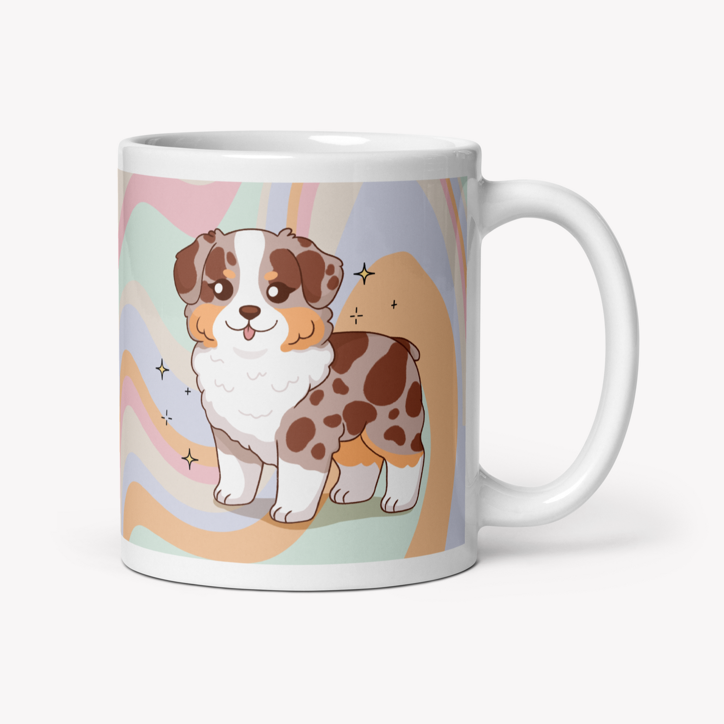 Caneca Pastor-australiano - Creations by Mimi
