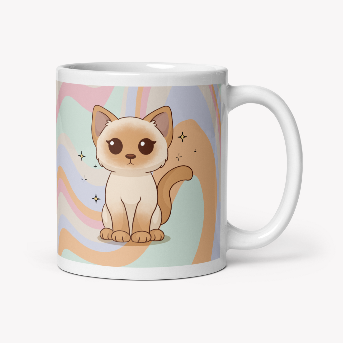Caneca Siamês - Creations by Mimi