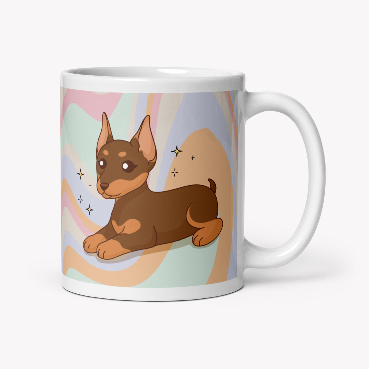 Caneca Doberman - Creations by Mimi