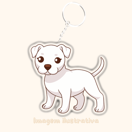Porta-chaves Pitbull - Creations by Mimi