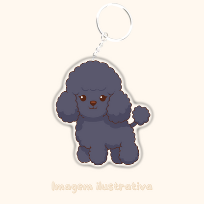 Porta-chaves Poodle - Creations by Mimi
