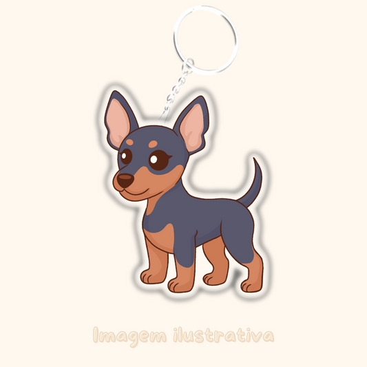 Porta-chaves Pinscher - Creations by Mimi
