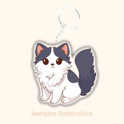 Porta-chaves Turkish Van - Creations by Mimi
