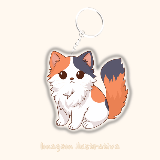 Porta-chaves Turkish Van - Creations by Mimi