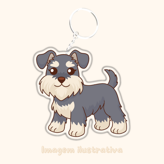 Porta-chaves Schnauzer