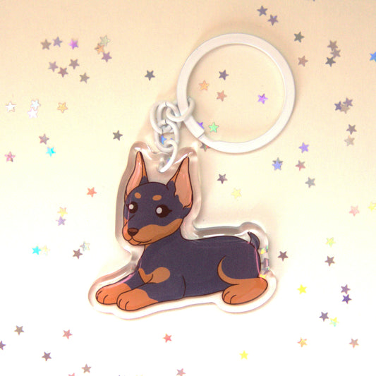 Porta-chaves Doberman