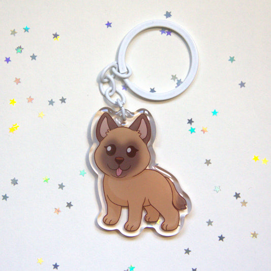 Porta-chaves Pastor Belga Malinois - Creations by Mimi