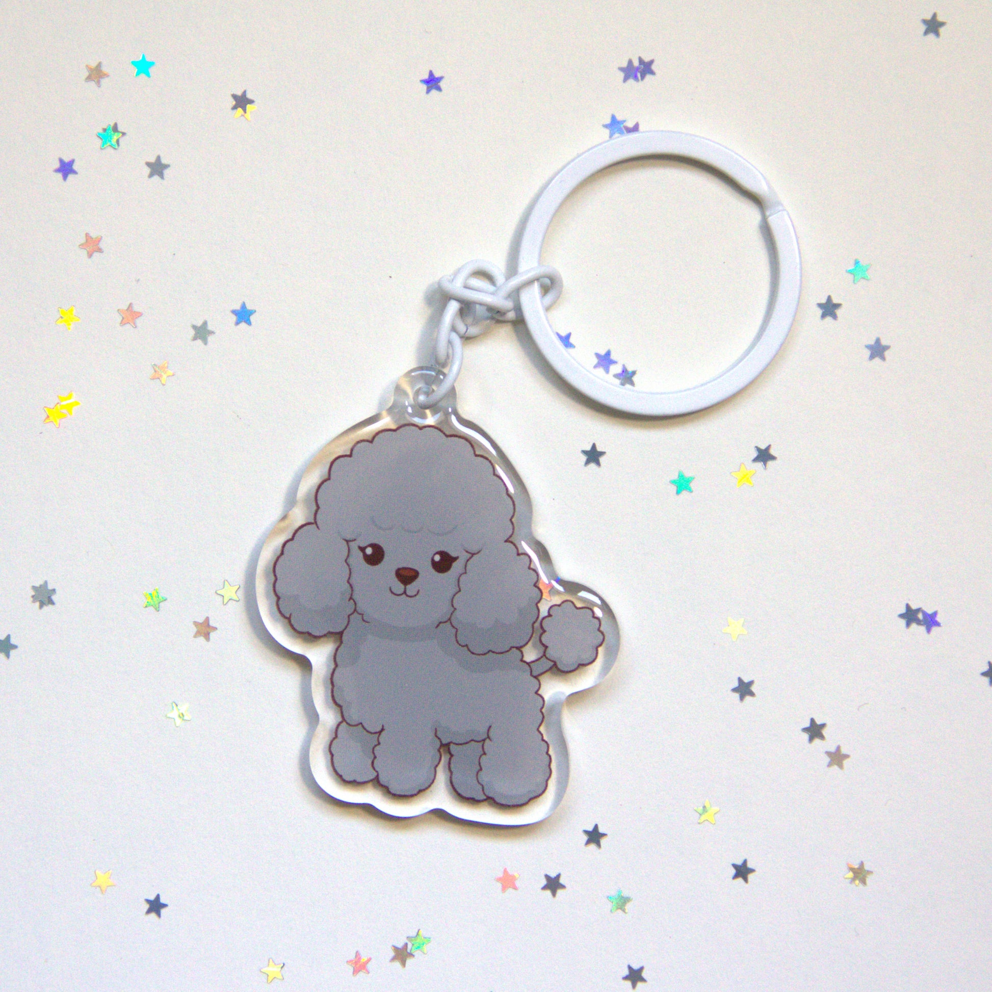 Porta-chaves Poodle - Creations by Mimi