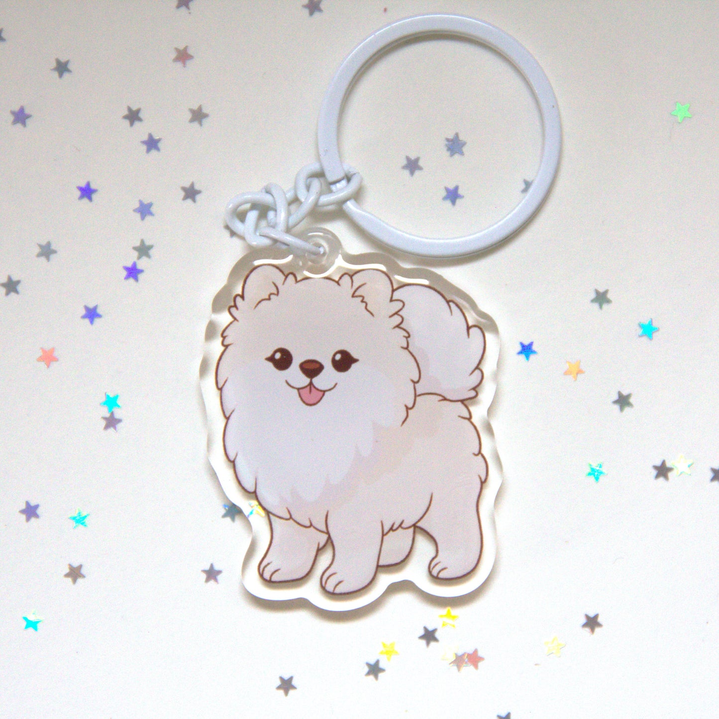 Porta-chaves Lulu da Pomerânia