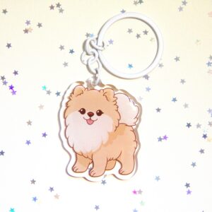 porta-chaves Lulu da Pomerânia