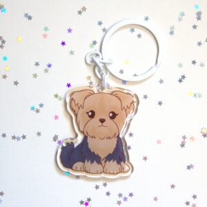 porta-chaves yorkshire orelhas caidas