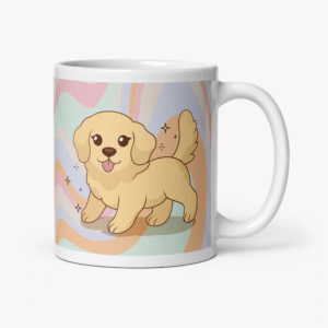 caneca golden retriever