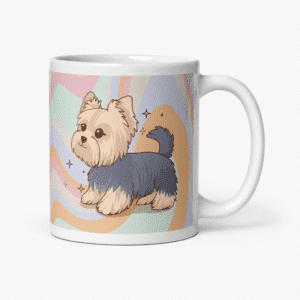caneca yorkshire terrier claro
