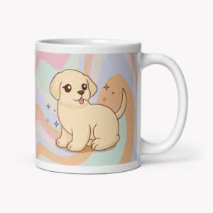 caneca labrador beje