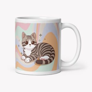 caneca gato riscado